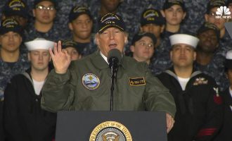 Ο Τραμπ θέλει 12 αεροπλανοφόρα για ένα “ισχυρό Πολεμικό Ναυτικό” (βίντεο)