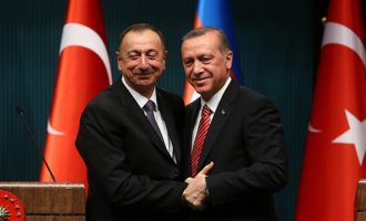 Ο Αλίγιεφ του Αζερμπαϊτζάν έσπευσε πρώτος να συγχαρεί τον Ερντογάν