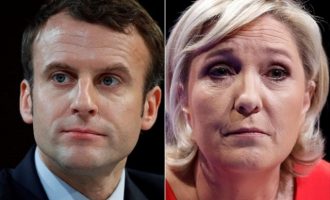 Γαλλία: Μακρόν εναντίον Λεπέν στο δεύτερο γύρο των προεδρικών εκλογών