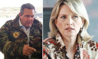 Ψυχολογικά προβλήματα στην Αλβανίδα υπουργό Άμυνας προκάλεσε ο Καμμένος