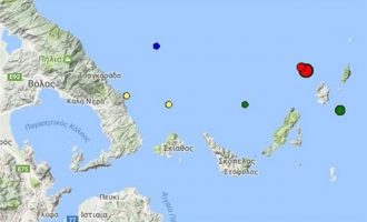 Σεισμός 4 Ρίχτερ στην Αλόννησο