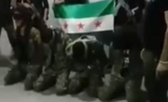Τουρκόφιλοι ισλαμιστές αιχμαλώτισαν τέσσερις Κούρδους μαχητές και τους έβγαλαν σε βίντεο