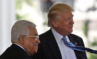Τον Παλαιστίνιο ηγέτη, Αμπάς, συνάντησε στον Λευκό Οίκο ο Τραμπ (φωτο)