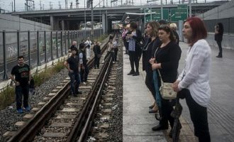 Εκρηκτικό κλίμα στο Μενίδι: Κάτοικοι απέκλεισαν τον σιδηροδρομικό σταθμό – Πέφτουν μολότοφ