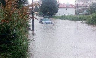 Καταιγίδα «σάρωσε» την Κοζάνη – Μεγάλες ζημιές (φωτο)