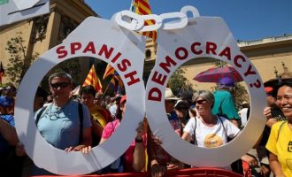 Μεγάλη διαδήλωση στη Βαρκελώνη υπέρ της ανεξαρτησίας της Καταλονίας