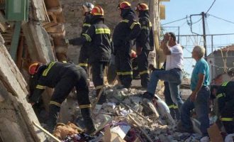 Σεισμός Λέσβος: 12 οι τραυματίες – Καταστράφηκε χωριό – Παραμένει εγκλωβισμένη γυναίκα  κάτω από τα ερείπια