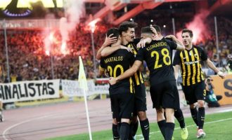 Europa League: Πρόκριση της ΑΕΚ με θρίαμβο 3-0 επί της Μπριζ