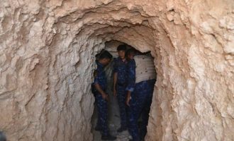 Οι τζιχαντιστές είχαν θάψει τροχόσπιτα στη Μοσούλη και τα χρησιμοποιούσαν ως υπόγειες αποθήκες