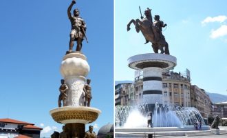 Τα αγάλματα θα παραμείνουν στα Σκόπια ως ελληνικά – Θα μπουν επιγραφές ότι είναι της «ελληνικής περιόδου»