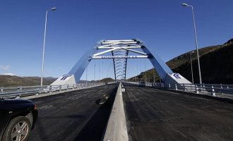 Εγκαίνια της γέφυρας που ενώνει Ανατολικό – Βραχιά