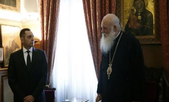 Tι συζήτησε ο Ιερώνυμος με τον Σέρβο υπουργό Άμυνας