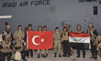 Η Βαγδάτη έστειλε Ιρακινούς “σημαιοφόρους” ως άλλοθι σε μια τουρκική εισβολή στο ιρακινό Κουρδιστάν (φωτο)