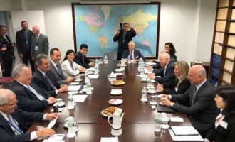 Με Εβραίους της Αμερικής, Άραβες, Λίβυους και Ουκρανούς συναντήθηκε ο Κοτζιάς στον ΟΗΕ