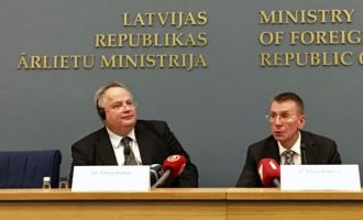 Νίκος Κοτζιάς: Με τη Λετονία έχουμε κοινά συμφέροντα στα σύνορα, στην ασφάλεια και στην άμυνα