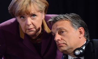 Η Μέρκελ απειλεί με οικονομικές κυρώσεις την Ουγγαρία για το προσφυγικό
