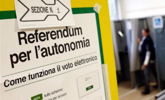 Δημοψήφισμα σε Βενέτο-Λομβαρδία για αυτονομία: Μικρή συμμετοχή – Νίκη του “ναι”