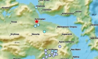 Σεισμός στις 13.08 αισθητός στην Αθήνα με επίκεντρο κοντά στην Αττική