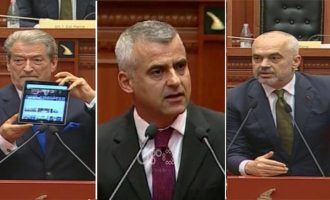 Εκτός ελέγχου ο Ράμα στην αλβανική Βουλή – “Δεν υπάρχουν Έλληνες στη Χειμάρρα” – Επιτέθηκε στην Ελλάδα