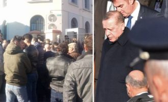 Ερντογάν στην Κομοτηνή: Πώς τον υποδέχθηκαν στο τζαμί Κιρ Μαχαλέ (βίντεο)