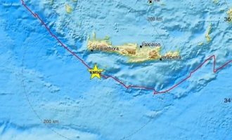 Σεισμός 4,6 Ρίχτερ ανοιχτά της Κρήτης στα νότια της Παλαιοχώρας