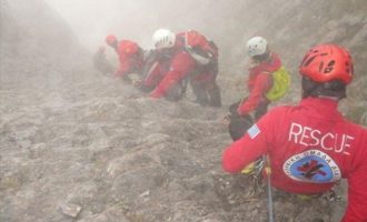 Παρ΄ολίγον νέα τραγωδία στον Όλυμπο – Δυο ορειβάτες τραυματίες
