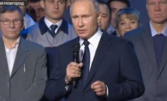 Ο Πούτιν ανακοίνωσε ότι θα είναι ξανά υποψήφιος Πρόεδρος της Ρωσίας