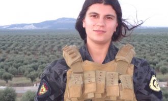 Η Κούρδισσα στρατιωτίνα Αβέστα Χαμπούρ ανατινάχτηκε πάνω σε τουρκικό τανκ