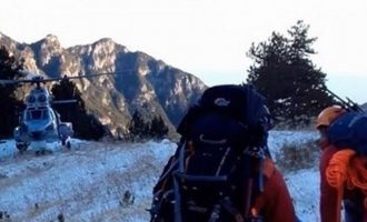 Αίσιο τέλος: Στο νοσοκομείο μεταφέρθηκε η 35χρονη ορειβάτης που τραυματίστηκε στον Όλυμπο