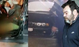 Σοκαριστικές εικόνες μέσα από το αυτοκίνητο που ξεψύχησε ο Στεφανάκος (φωτο+βίντεο)