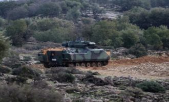 Ο τουρκικός στρατός εισέβαλε στον κουρδικό θύλακα της Εφρίν στις 11.05