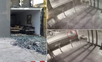 Δείτε τη στιγμή της ισχυρής έκρηξης στο κατάστημα επίπλων στο Μαρούσι (φωτο+βίντεο)