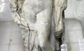 Βρήκαν άγαλμα της Αφροδίτης στα έργα του Μετρό Θεσσαλονίκης (φωτο)