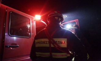 Νεκρός άνδρας από πυρκαγιά σε τροχόσπιτο στο Κορωπί