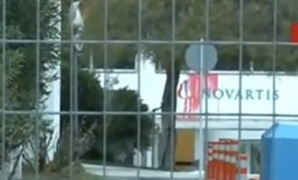 Ο Ρουβίκωνας έσπασε τα γραφεία της Novartis στη Μεταμόρφωση