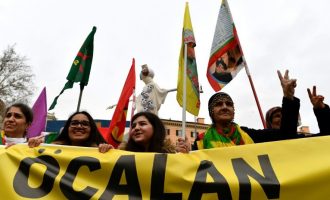 Έντεκα χιλιάδες Κούρδοι διαδήλωσαν στο Στρασβούργο με αίτημα την απελευθέρωση του Οτσαλάν