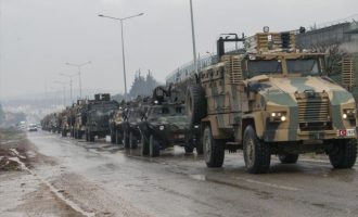 Νέα μεγάλη τουρκική στρατιωτική φάλαγγα εισήλθε στην τουρκοκρατούμενη βορειοδυτική Συρία