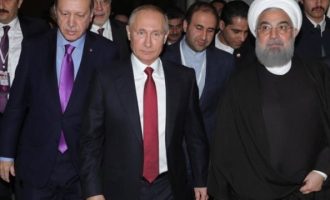 Το «τρίο» Πούτιν-Ερντογάν-Ροχανί ετοιμάζει διάσκεψη για τη Συρία τον Απρίλιο