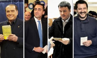 Ιταλία – exit polls: Πρώτα τα Πέντε Αστέρια – Κατέρρευσε ο Μπερλουσκόνι