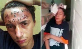 Πώς τον “σφράγισαν” για μια ζωή με το τατουάζ “Είμαι κλέφτης” (βίντεο)