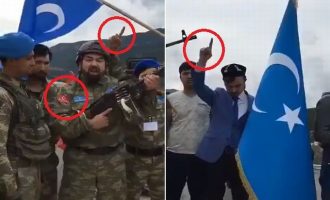 Τουρκομογγόλοι Ουιγούροι τζιχαντιστές από την Κίνα μαζί με τον τουρκικό στρατό στην Εφρίν (βίντεο)