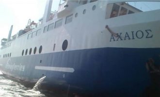 Πλοίο προσέκρουσε στο λιμάνι στο Αγκίστρι – Πέντε επιβάτες τραυματίες