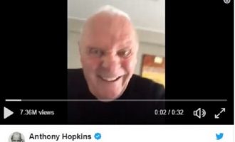 Αυτό είναι το βίντεο που ανέβασε ο Άντονι Χόπκινς και έγινε viral (βίντεο)