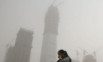 Μπλε συναγερμός για αμμοθύελλα στα βορειοδυτικά της Κίνας