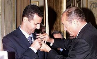 Οργή Άσαντ για το μετάλλιο Σιράκ – Γάλλοι, είστε “σκλάβοι”