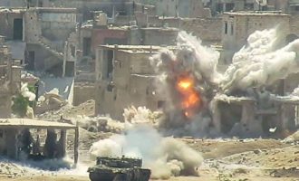 Δείτε βίντεο και με εναέρια πλάνα από τις μάχες στρατού και Ισλαμικού Κράτους στη Δαμασκό (βίντεο)