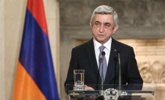 Διαδηλώσεις στην Αρμενία κατά της υποψηφιότητας Σαρκισιάν για την πρωθυπουργία