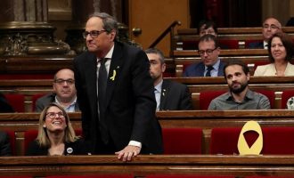 O νέος πρόεδρος της Καταλονίας θέλει συνάντηση με τον Ραχόι