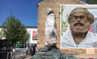Διαδηλώσεις και αντιδιαδηλώσεις γύρω από ένα πεντάμετρο κινέζικο άγαλμα του Μαρξ στη Γερμανία
