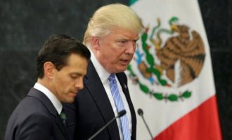 Τα «τσούγκρισαν» γερά Τραμπ και Νιέτο – «To Μεξικό δεν θα πληρώσει ποτέ το τείχος»